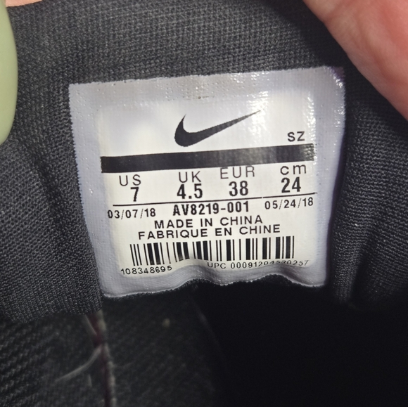 Nike Air Max 1 SE "Tartan" Plaid – Rare Mixed Print Sneakers sz 7 - Picture 8 of 10